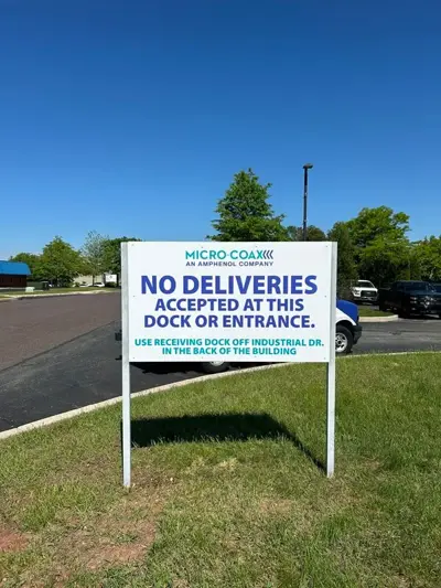 Post and Panels Signs Photo